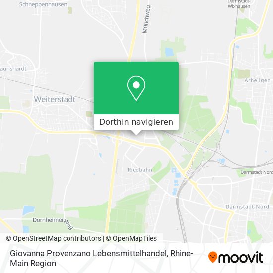 Giovanna Provenzano Lebensmittelhandel Karte
