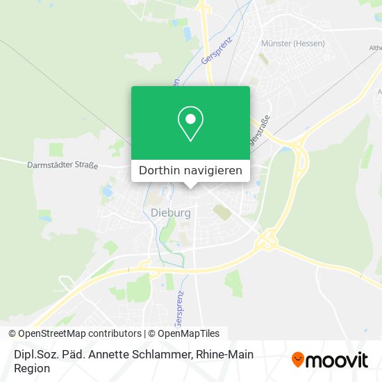 Dipl.Soz. Päd. Annette Schlammer Karte