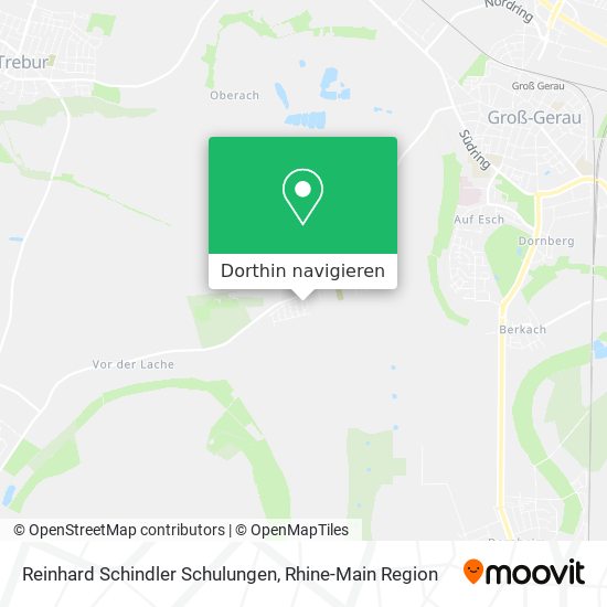 Reinhard Schindler Schulungen Karte