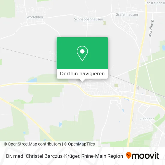 Dr. med. Christel Barczus-Krüger Karte