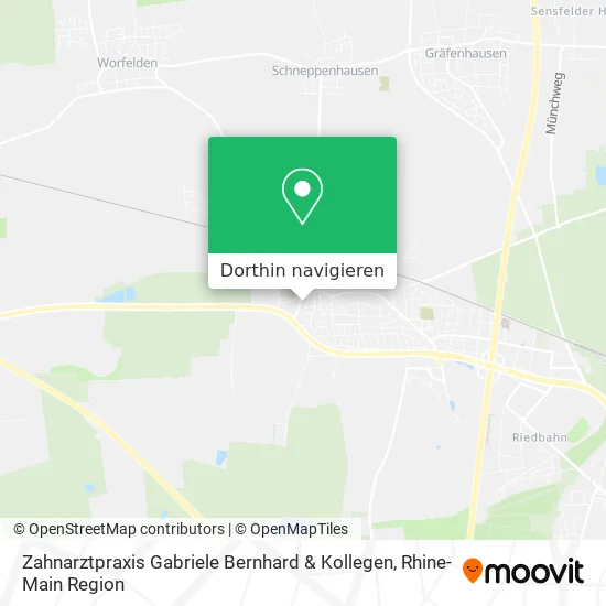 Zahnarztpraxis Gabriele Bernhard & Kollegen Karte