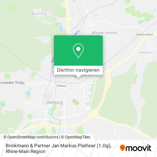 Brinkmann & Partner Jan Markus Plathner (1.Og) Karte