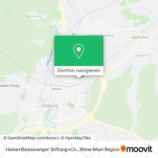 Heine+Beisswenger Stiftung+Co. Karte