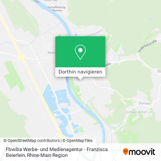 Fbwiba Werbe- und Medienagentur - Franzisca Beierlein Karte