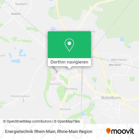 Energietechnik Rhein-Main Karte
