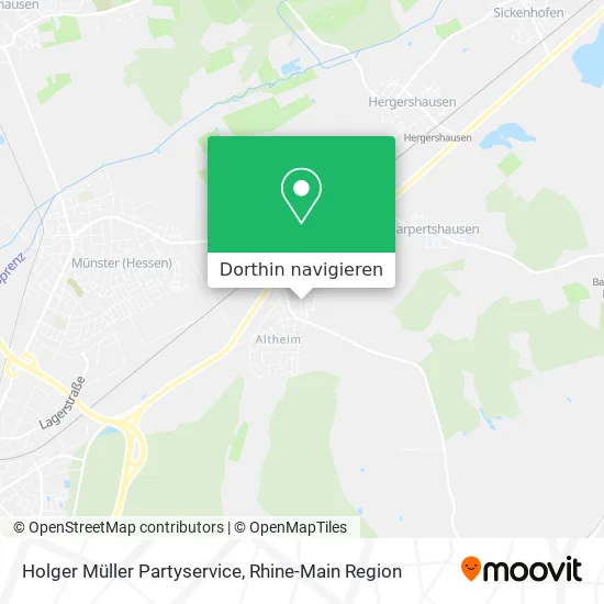 Holger Müller Partyservice Karte