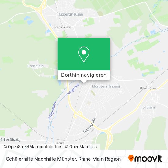 Schülerhilfe Nachhilfe Münster Karte