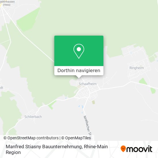 Manfred Stiasny Bauunternehmung Karte