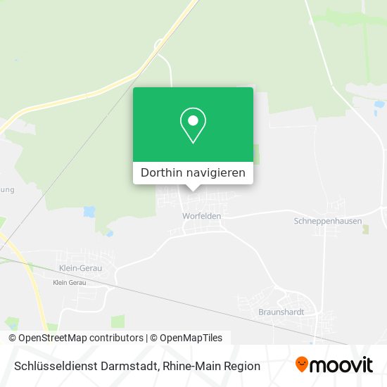 Schlüsseldienst Darmstadt Karte