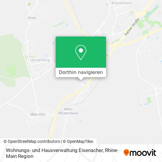 Wohnungs- und Hausverwaltung Eisenacher Karte
