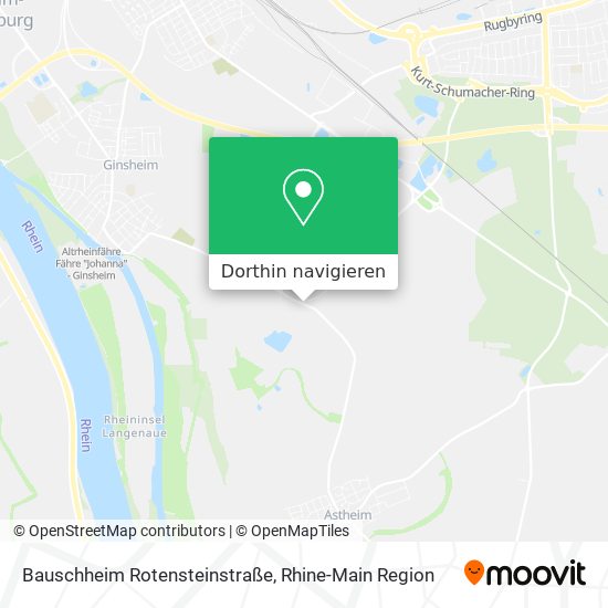 Bauschheim Rotensteinstraße Karte