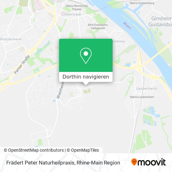 Frädert Peter Naturheilpraxis Karte