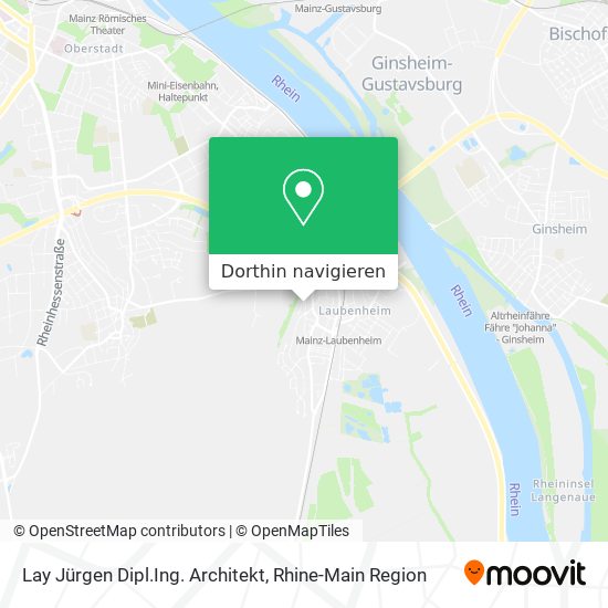 Lay Jürgen Dipl.Ing. Architekt Karte