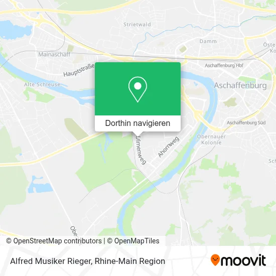 Alfred Musiker Rieger Karte