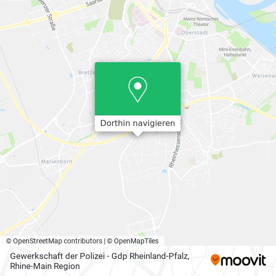 Gewerkschaft der Polizei - Gdp Rheinland-Pfalz Karte