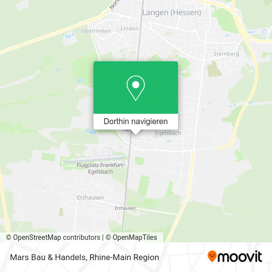 Mars Bau & Handels Karte
