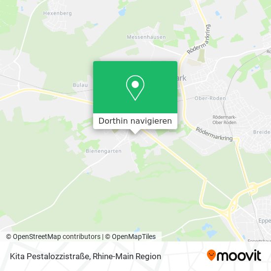 Kita Pestalozzistraße Karte