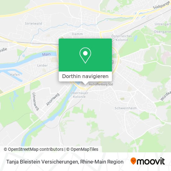 Tanja Bleistein Versicherungen Karte