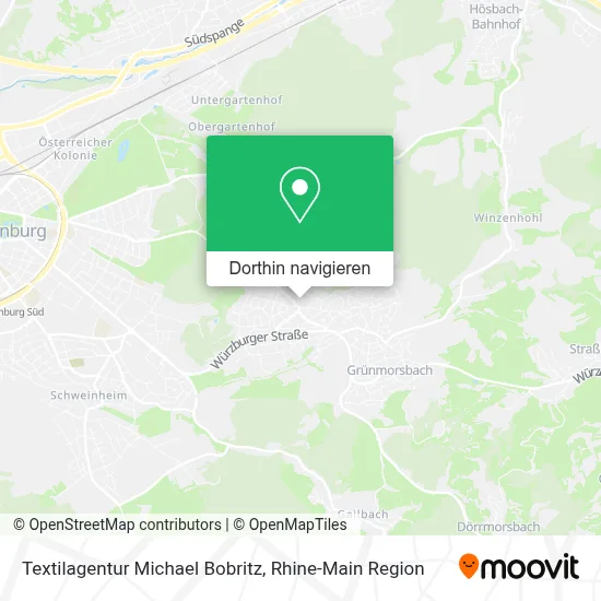 Textilagentur Michael Bobritz Karte