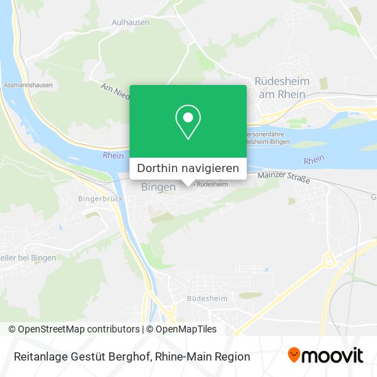 Reitanlage Gestüt Berghof Karte