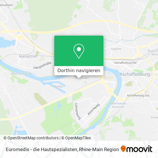 Euromedis - die Hautspezialisten Karte