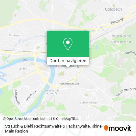Strauch & Diehl Rechtsanwälte & Fachanwälte Karte