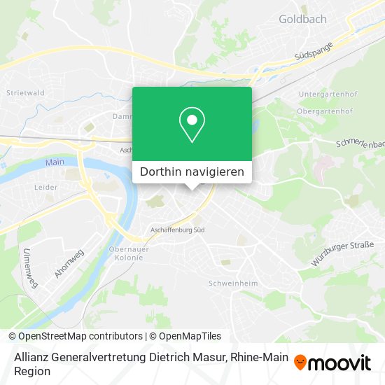 Allianz Generalvertretung Dietrich Masur Karte