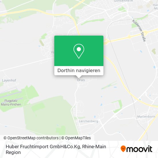 Huber Fruchtimport GmbH&Co.Kg Karte