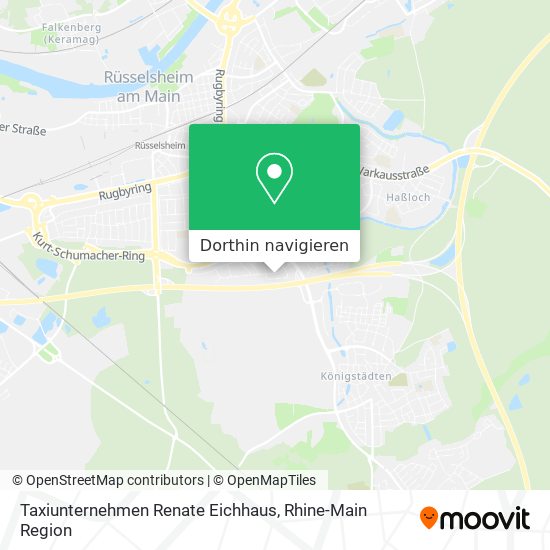 Taxiunternehmen Renate Eichhaus Karte