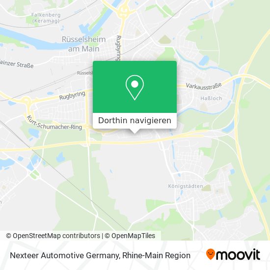 Nexteer Automotive Germany Karte