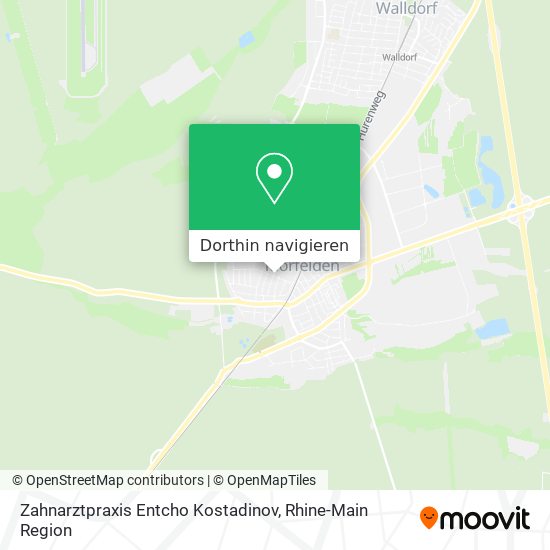 Zahnarztpraxis Entcho Kostadinov Karte