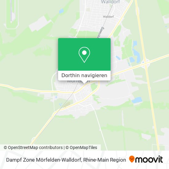 Dampf Zone Mörfelden-Walldorf Karte