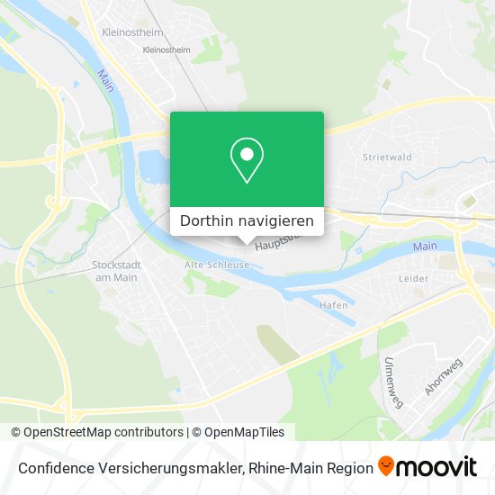 Confidence Versicherungsmakler Karte