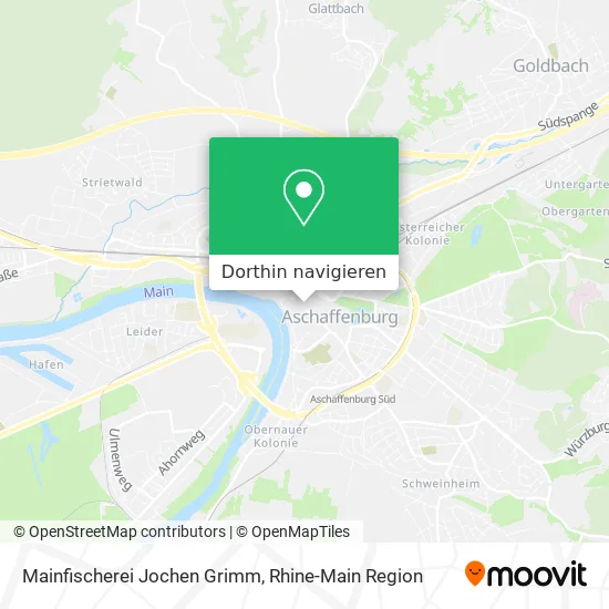 Mainfischerei Jochen Grimm Karte