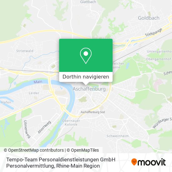 Tempo-Team Personaldienstleistungen GmbH Personalvermittlung Karte