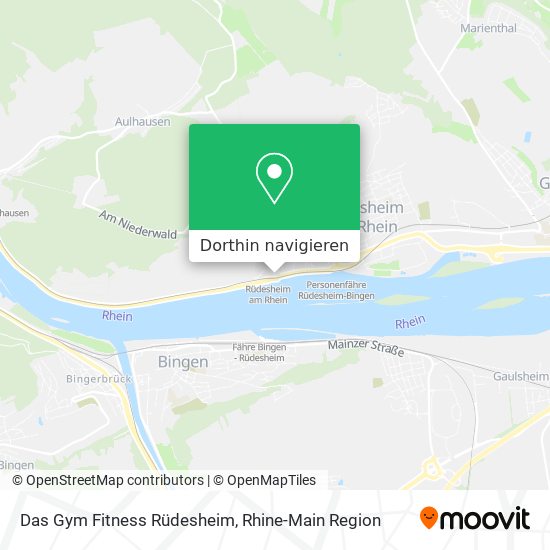 Das Gym Fitness Rüdesheim Karte