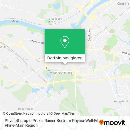 Physiotherapie Praxis Rainer Bertram Physio-Well-Fit Karte