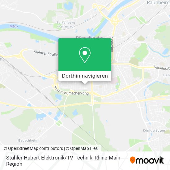 Stähler Hubert Elektronik / TV Technik Karte