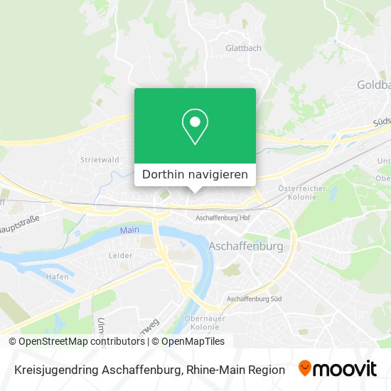 Kreisjugendring Aschaffenburg Karte