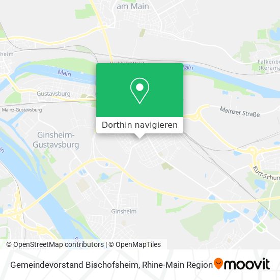 Gemeindevorstand Bischofsheim Karte