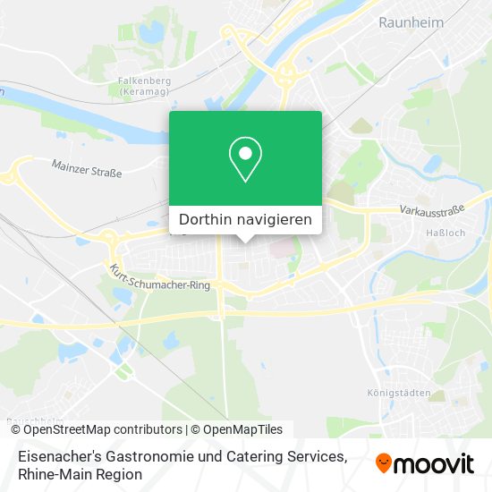 Eisenacher's Gastronomie und Catering Services Karte