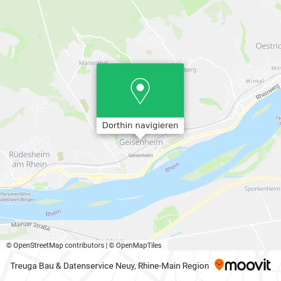 Treuga Bau & Datenservice Neuy Karte