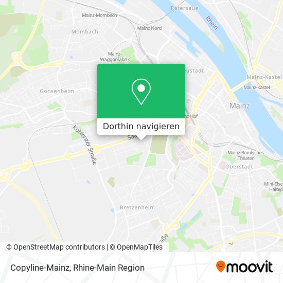 Copyline-Mainz Karte