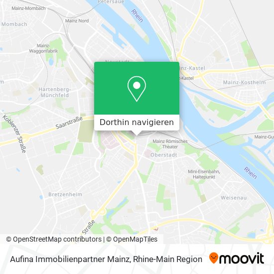 Aufina Immobilienpartner Mainz Karte