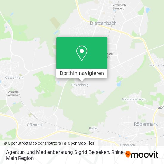 Agentur- und Medienberatung Sigrid Beiseken Karte