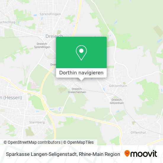 Sparkasse Langen-Seligenstadt Karte