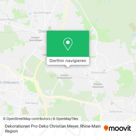 Dekorationen Pro-Deko Christian Meyer Karte