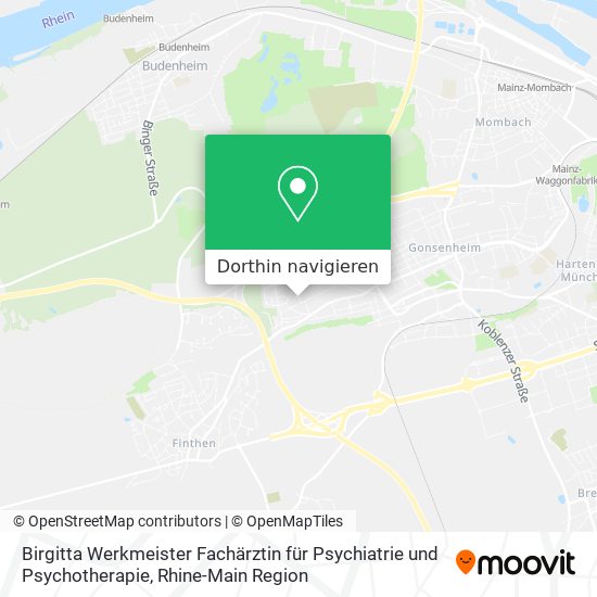 Birgitta Werkmeister Fachärztin für Psychiatrie und Psychotherapie Karte