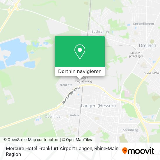 Mercure Hotel Frankfurt Airport Langen Karte