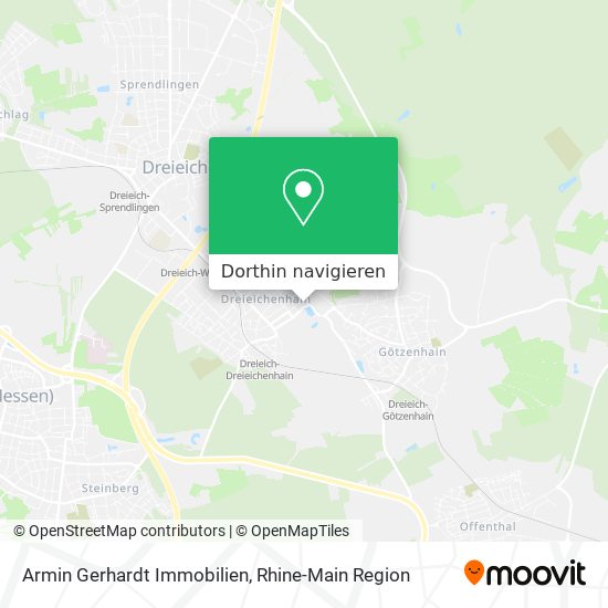 Armin Gerhardt Immobilien Karte